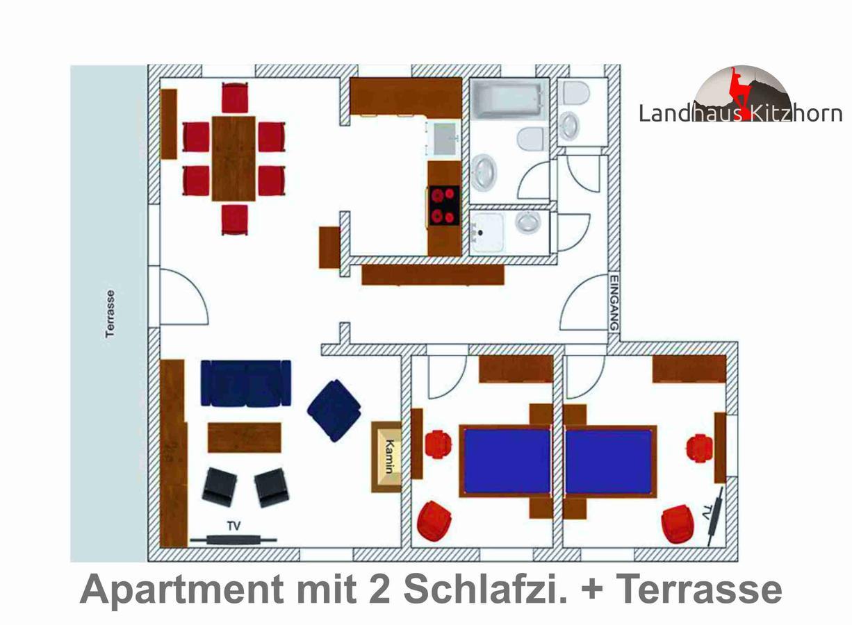 Landhaus Kitzhorn Kitzbuhel Bagian luar foto